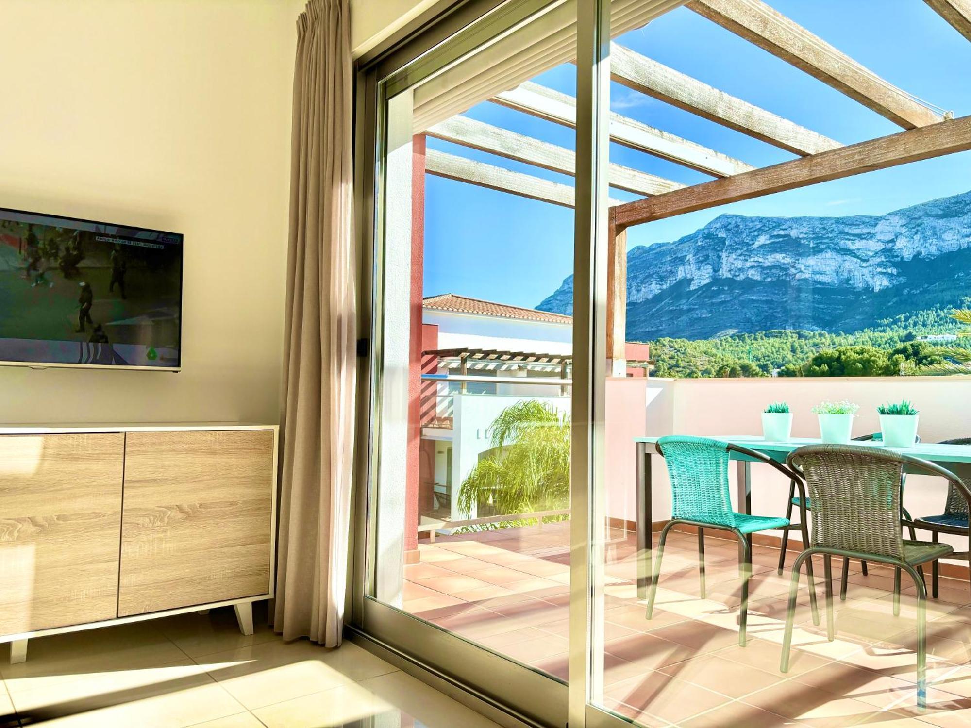 Hoteltype Penthouse 2 Beds, Parking, Wifi & Pool Stunning Views Denia Eksteriør bilde